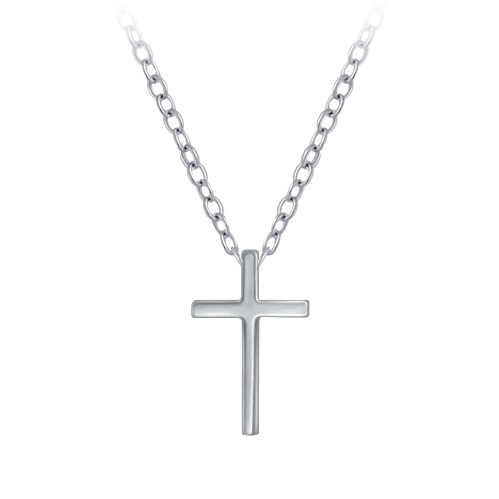 Collier croix en argent