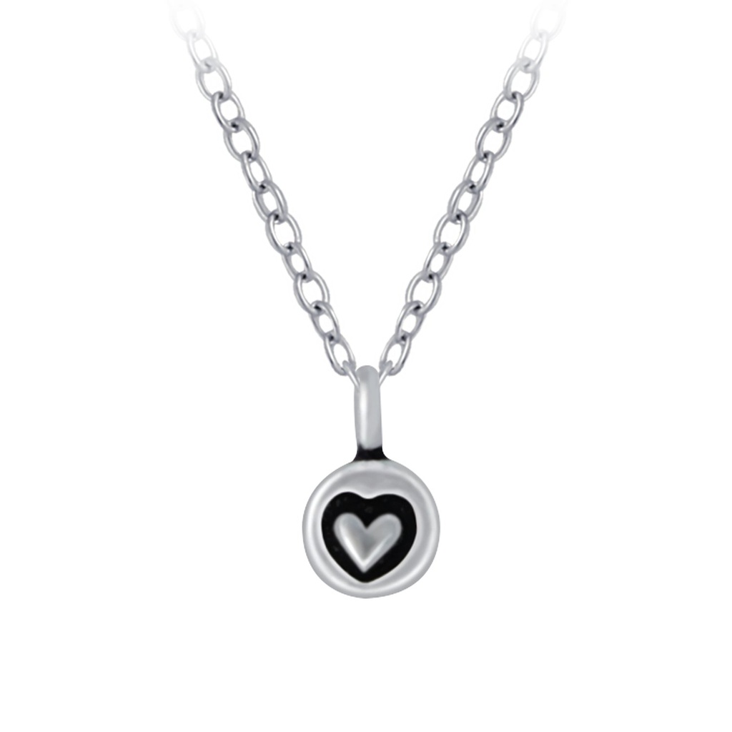 [10004673] Collier cœur en argent