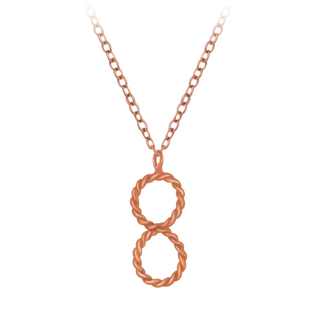 [10004658] Silver Infinity Necklace