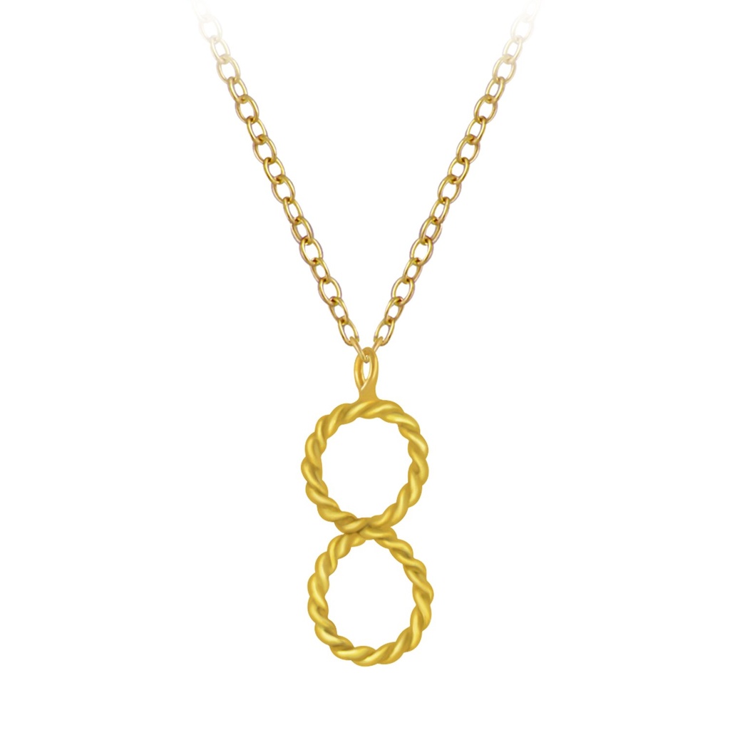 [10004657] Silver Infinity Necklace