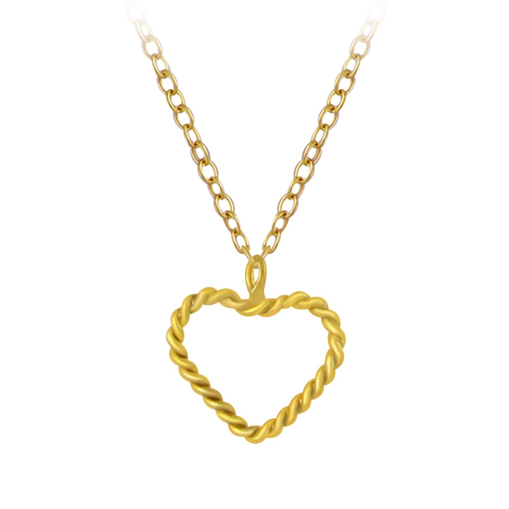 Collier cœur en argent