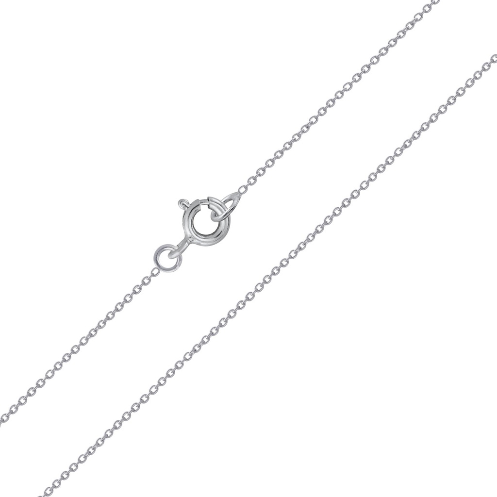 Chaîne câble en argent 55 cm