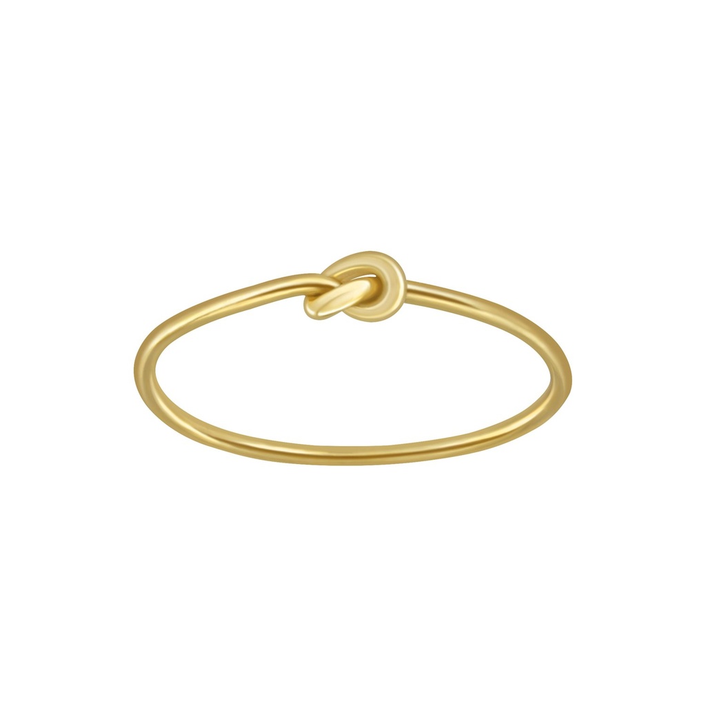 Bague nœud en argent