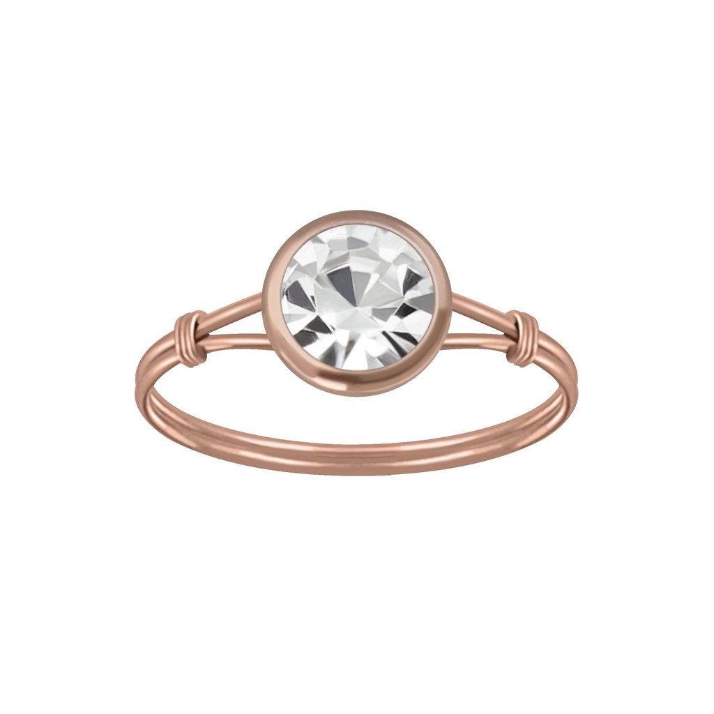 Bague solitaire fait main en argent