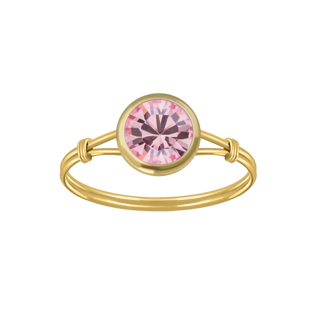 [10004557] Bague solitaire fait main en argent (EU 52 / US 6)