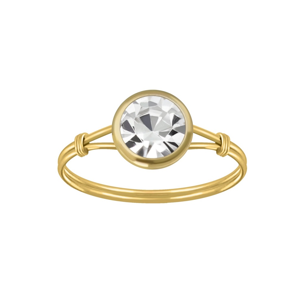 Bague solitaire fait main en argent