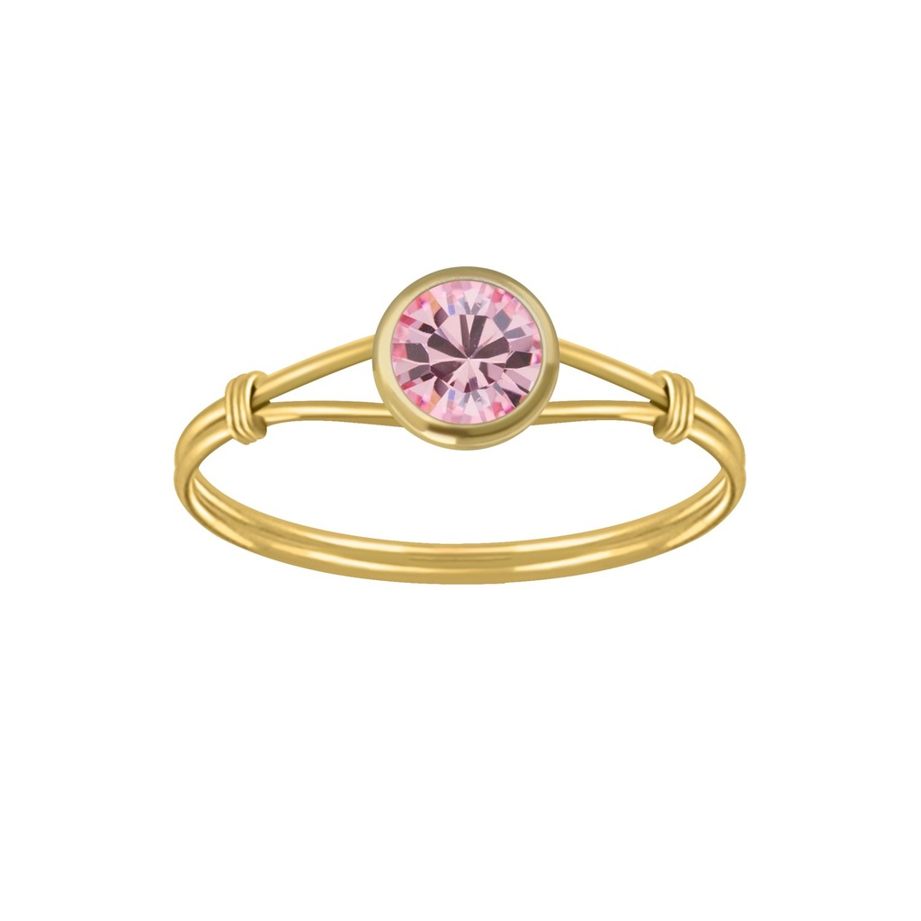 [10004529] Silver Handmade Solitaire Ring (EU 52 / US 6)
