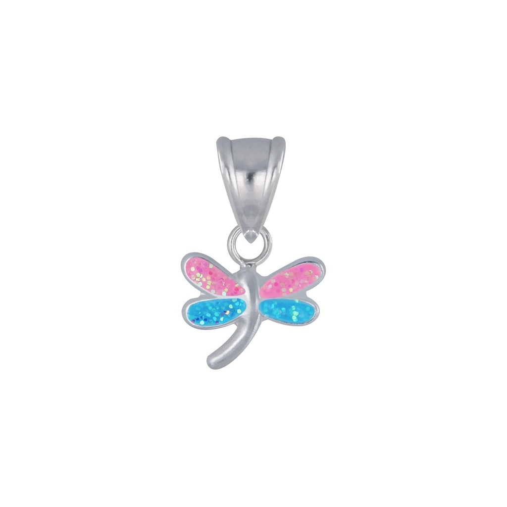 Pendentif libellule en argent