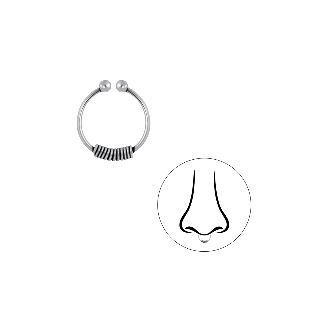 [10004398] Silver Septum Clip