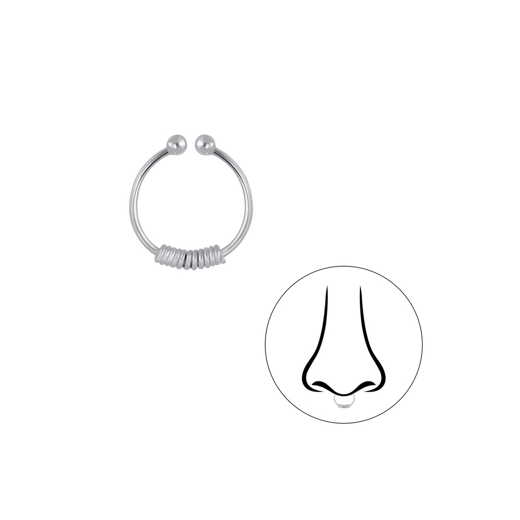 Clip de septum en argent