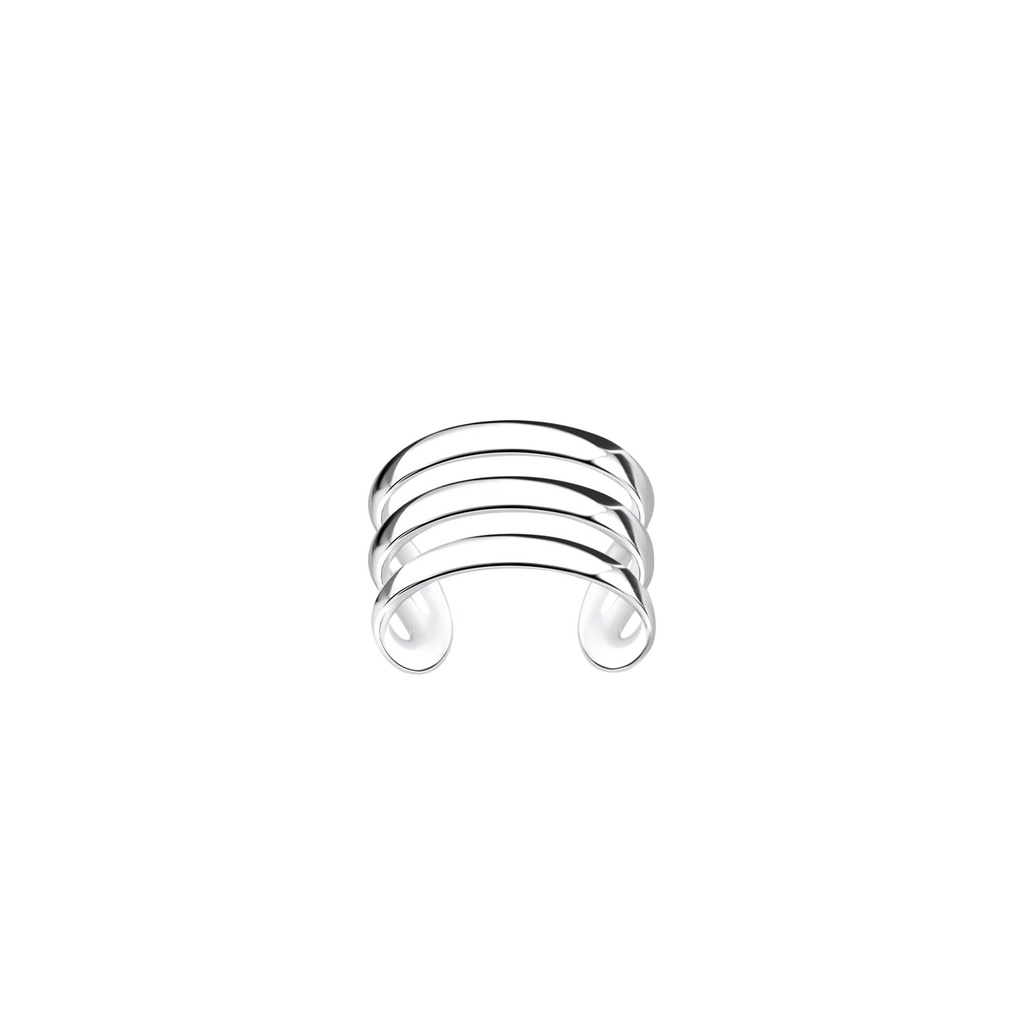 Ear cuff triple ligne en argent