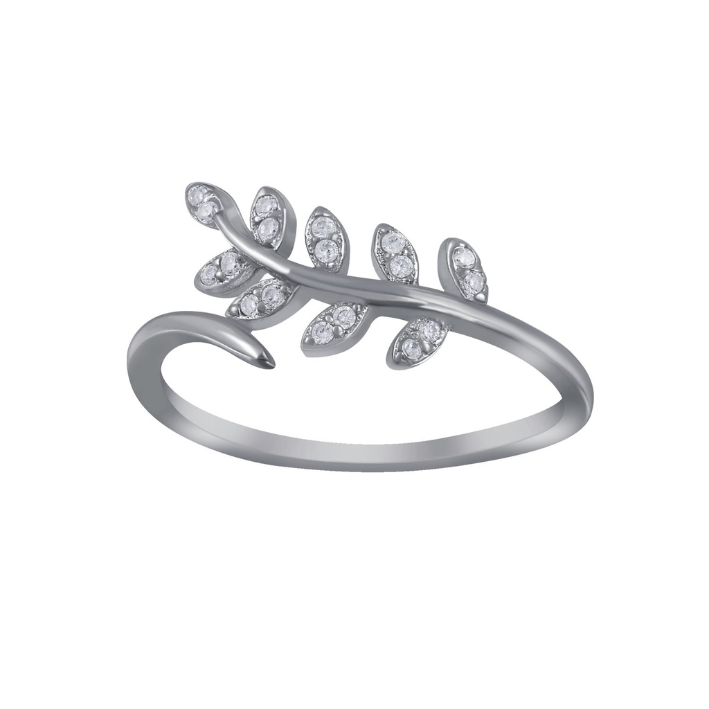 [10003421] Silver Branch Ring (EU 52 / US 6)