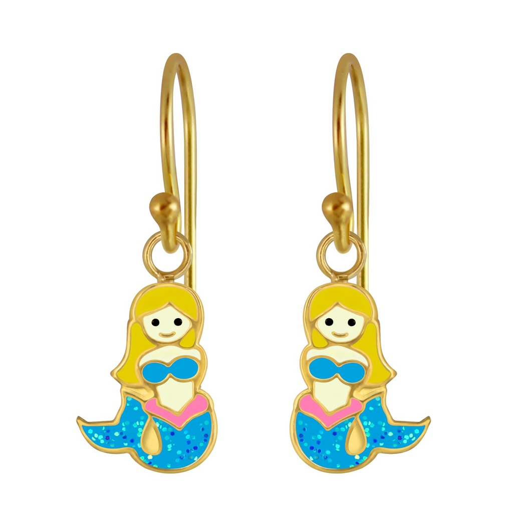 Silver Mermaid Earrings