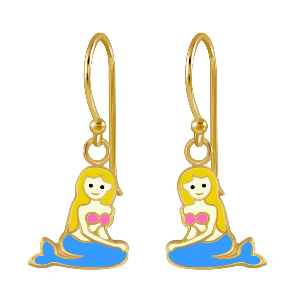 Silver Mermaid Earrings