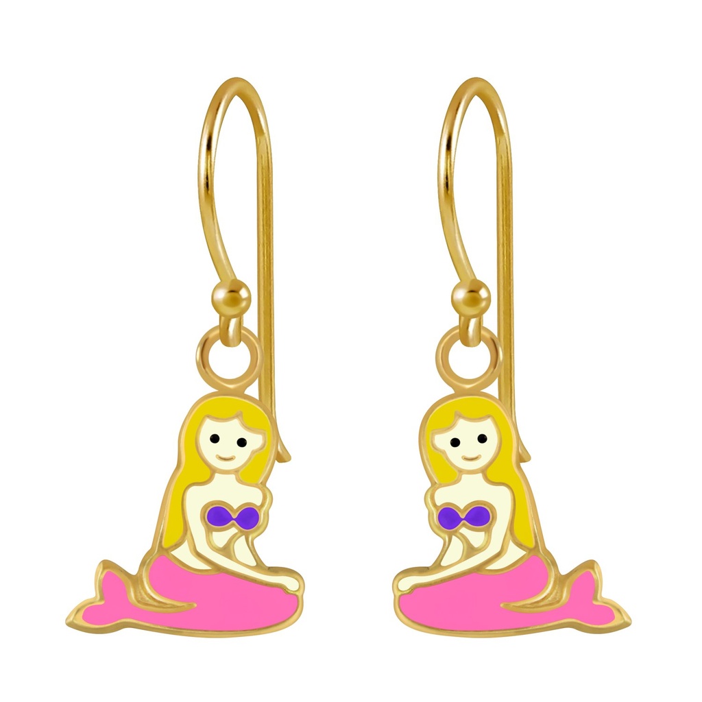 [10003031] Silver Mermaid Earrings