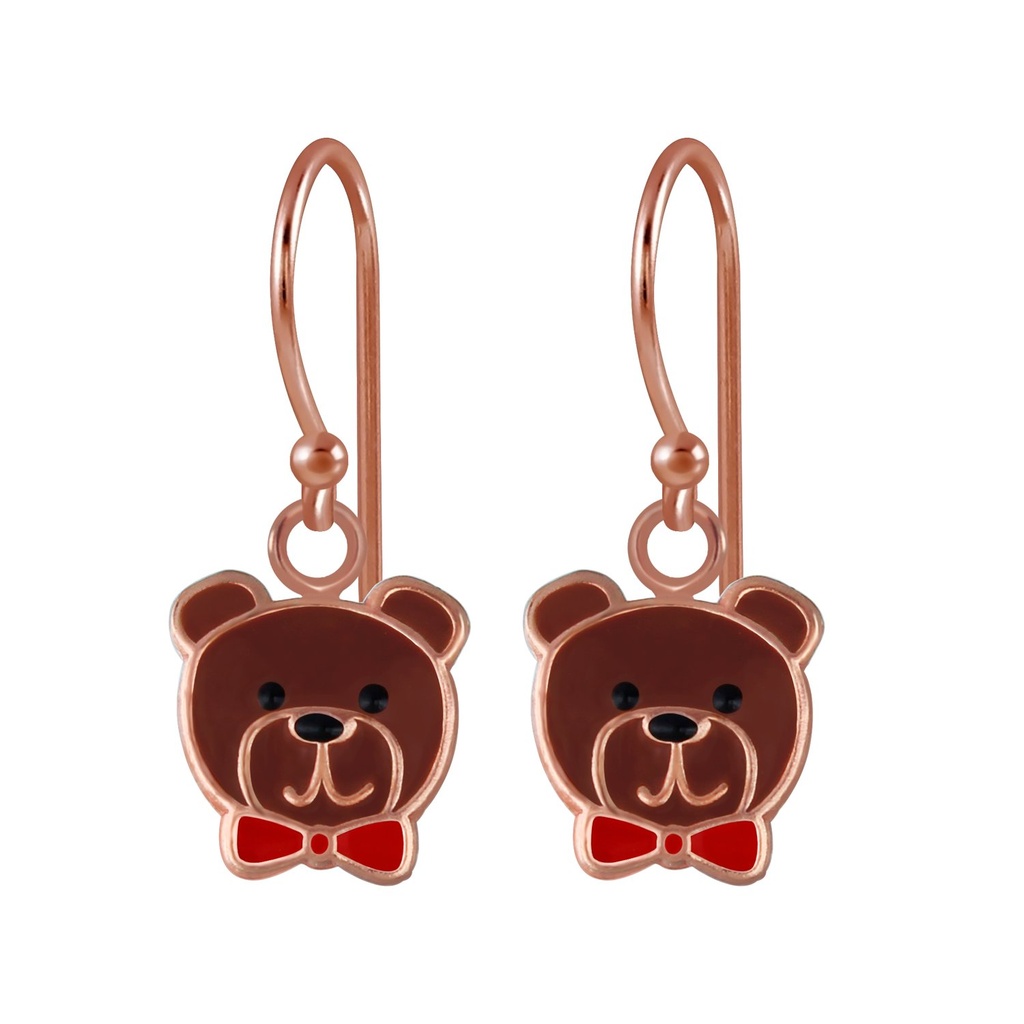 Silver Bear Earrings