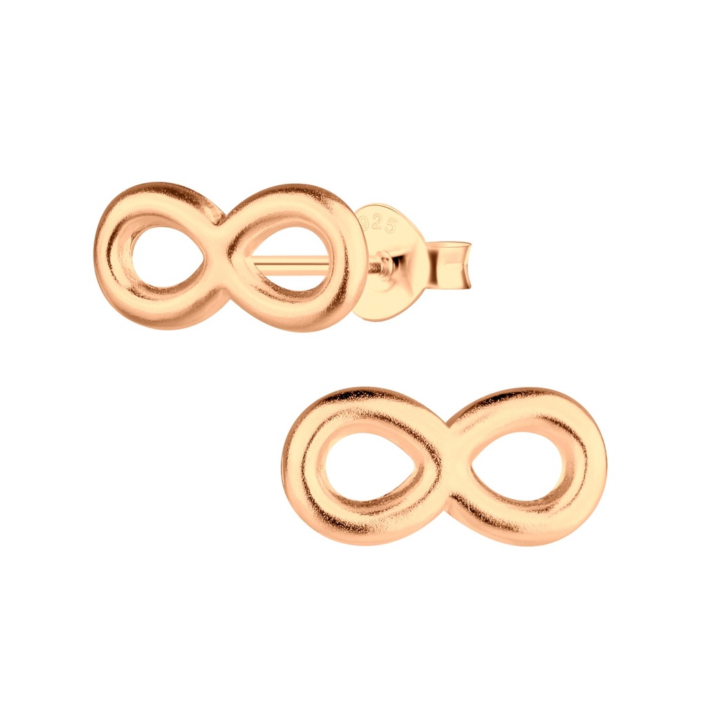 Puces d'oreilles infini en argent