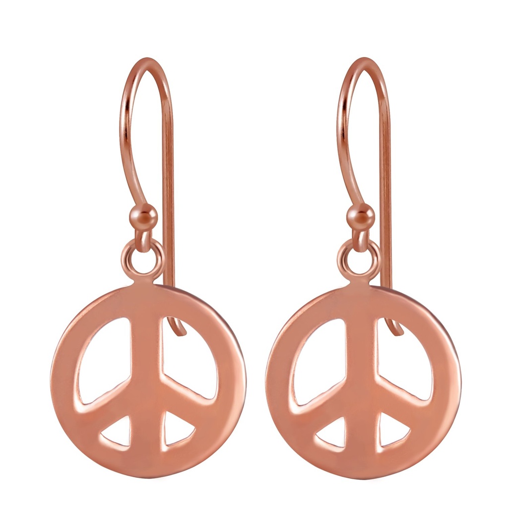 Silver Peace Earrings