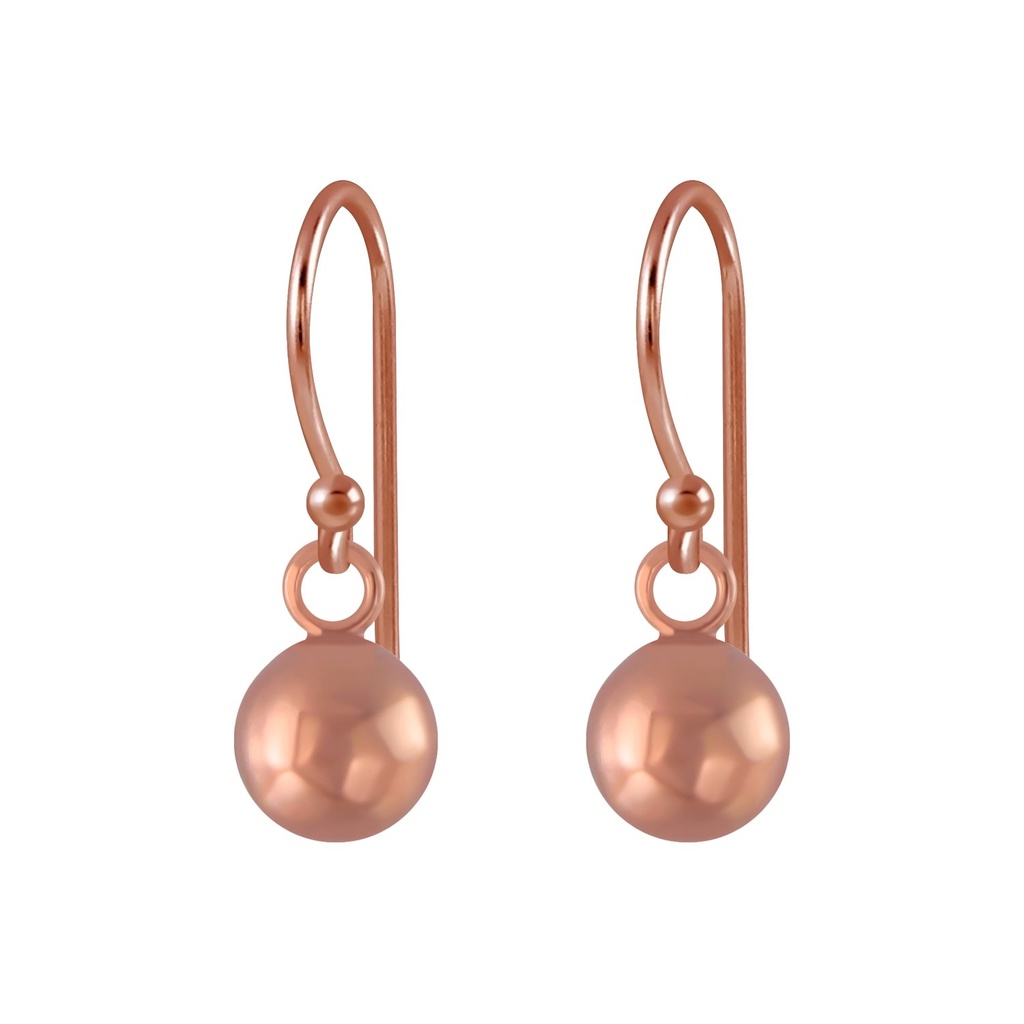 6mm Silver Ball Earrings