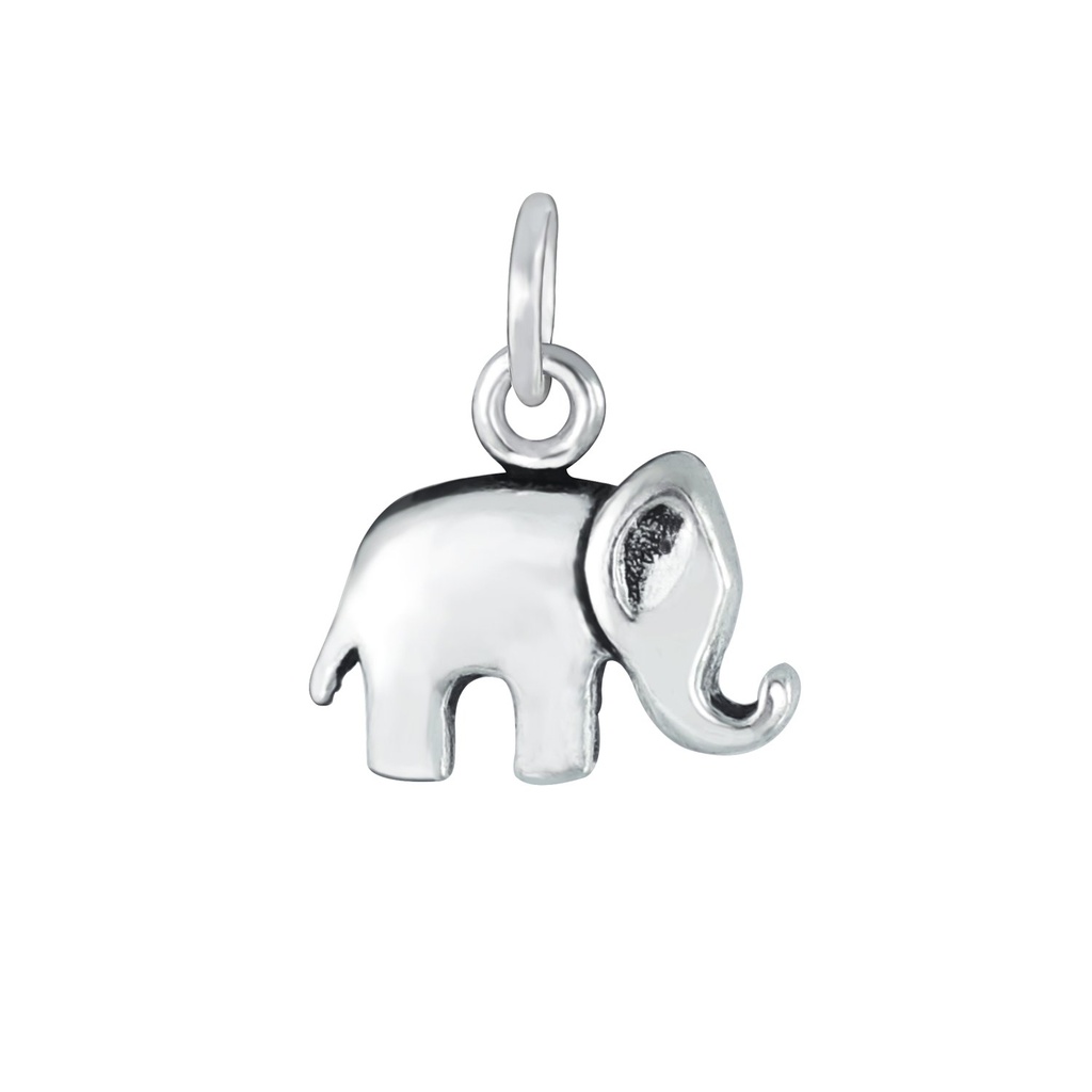 Pendentif éléphant en argent