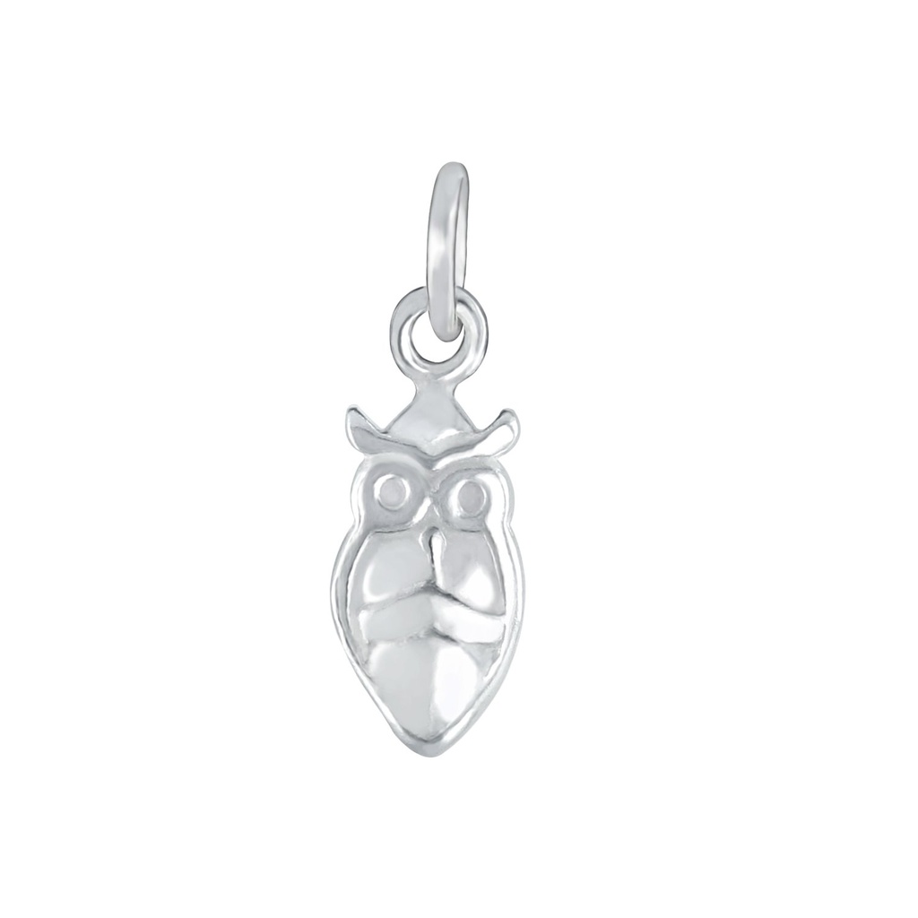 Pendentif hibou en argent