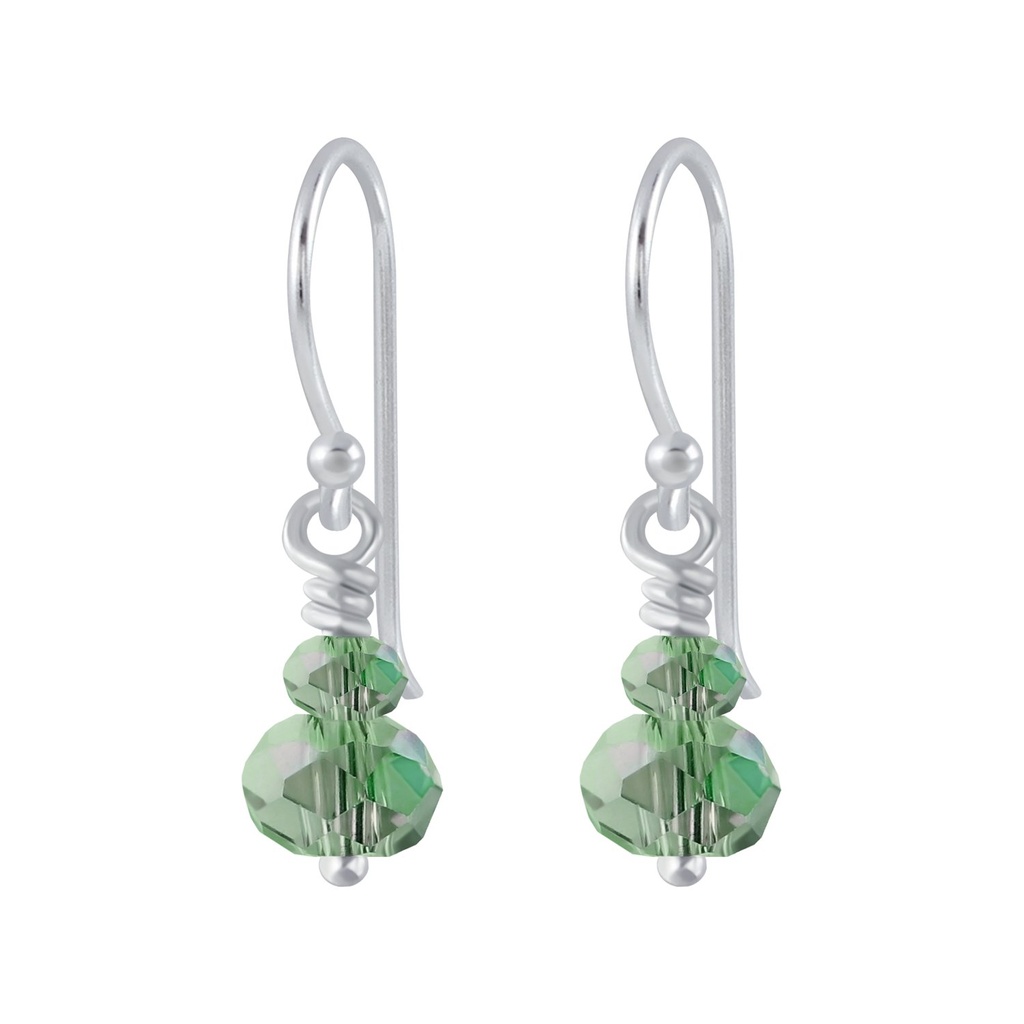 [10002387] Silver Handmade Bead Earrings