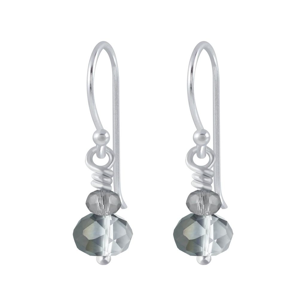 Silver Handmade Bead Earrings
