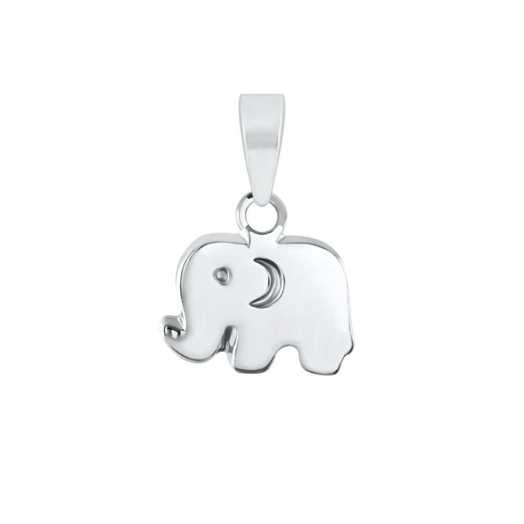 Pendentif éléphant en argent