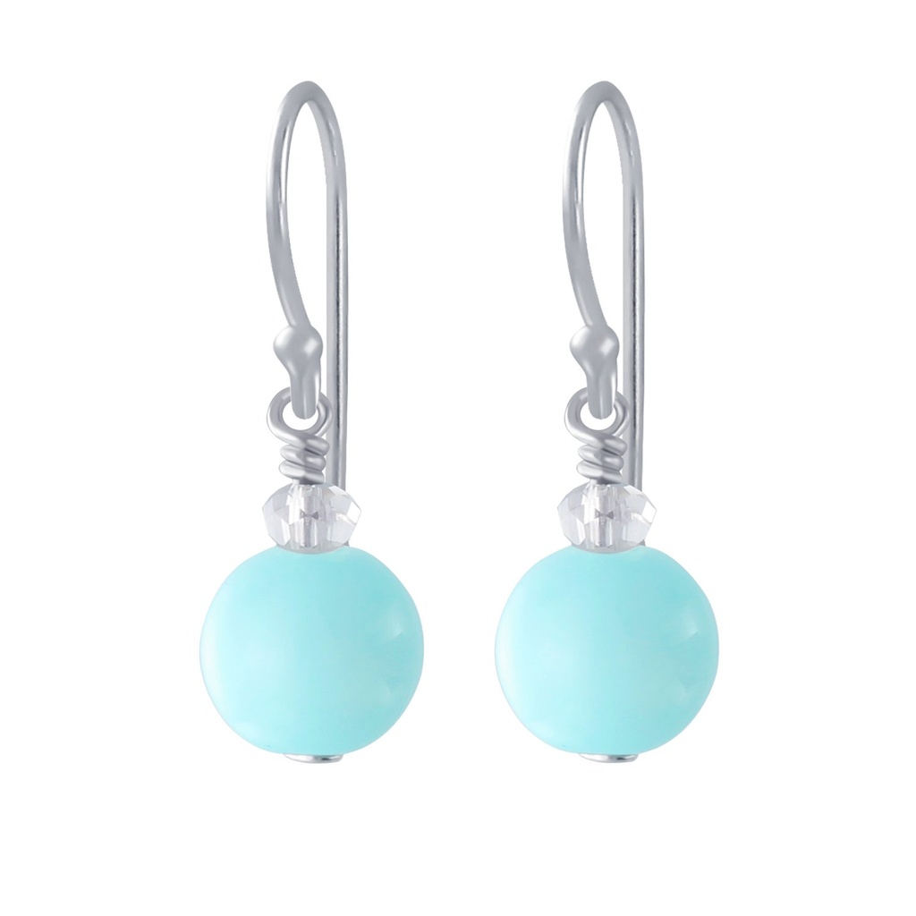 Silver Handmade Bead Earrings