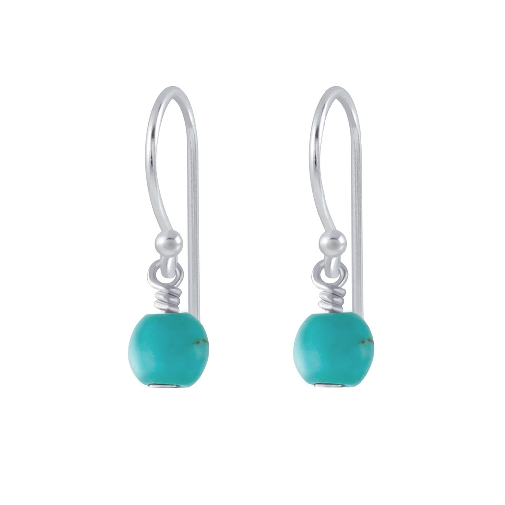 Silver Handmade Bead Earrings