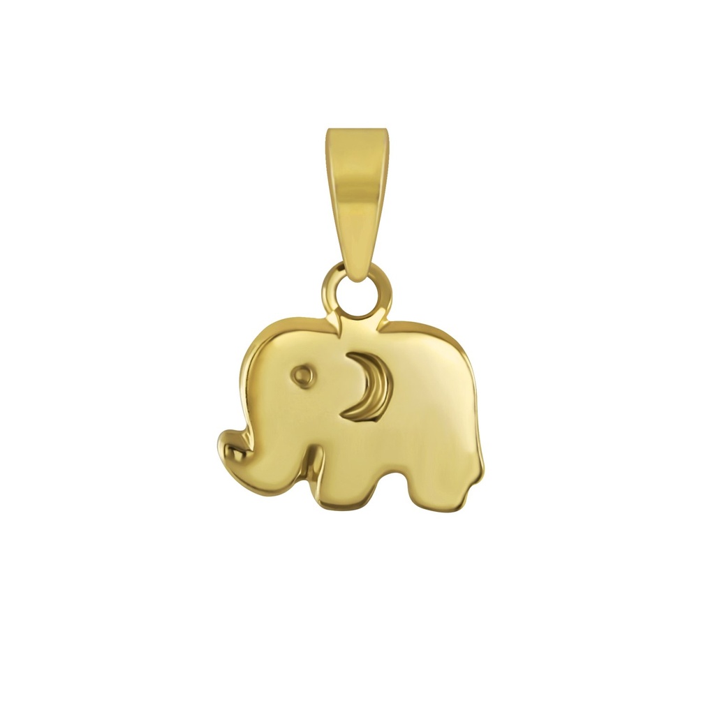 Pendentif éléphant en argent