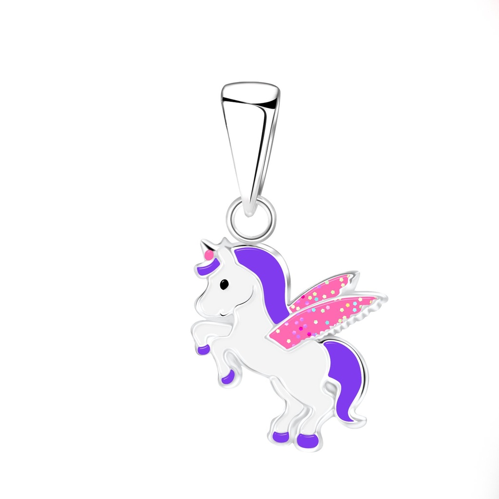 Pendentif licorne en argent