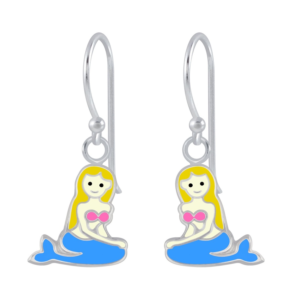 Silver Mermaid Earrings