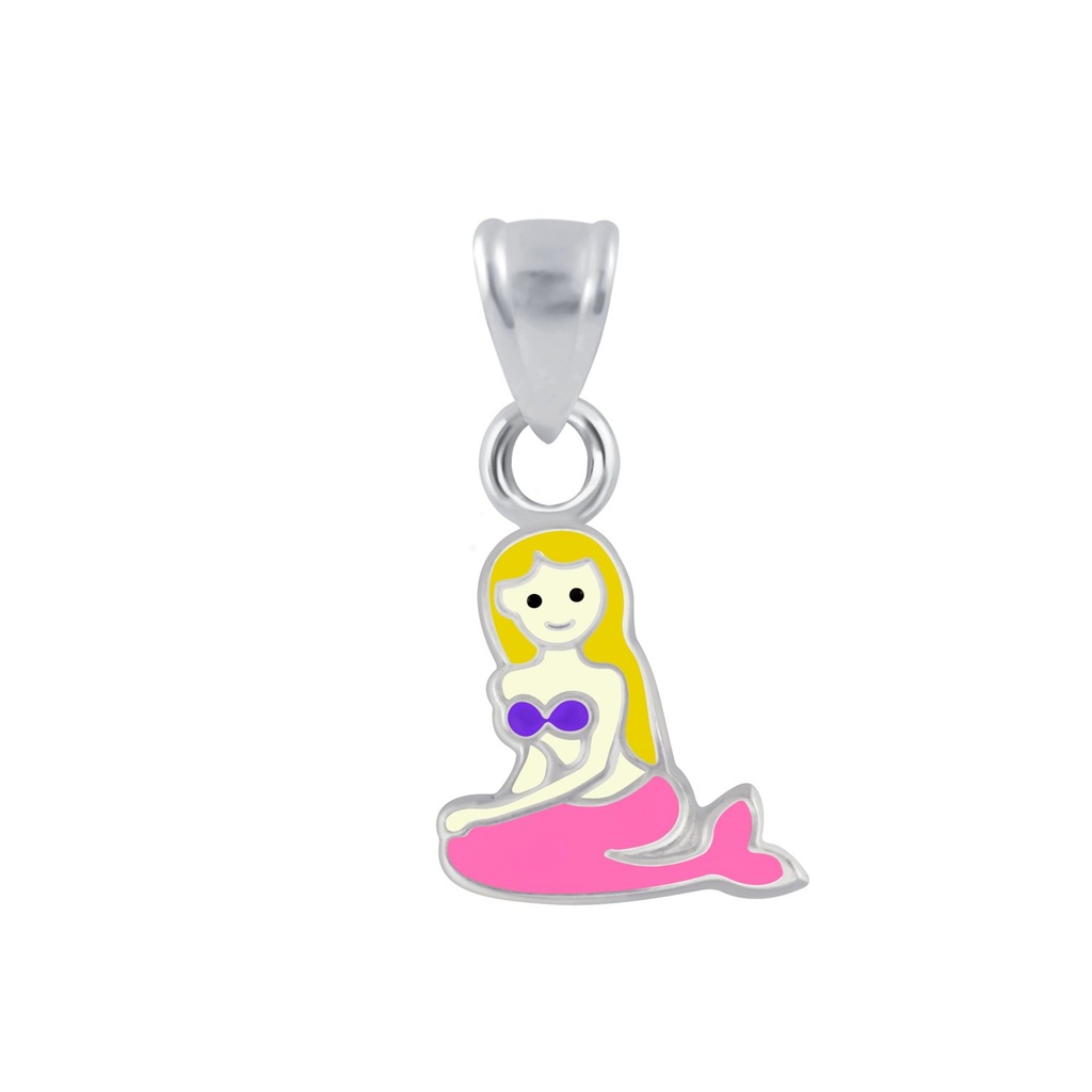 Pendentif sirène en argent