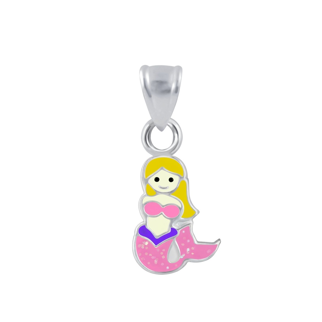 Pendentif sirène en argent