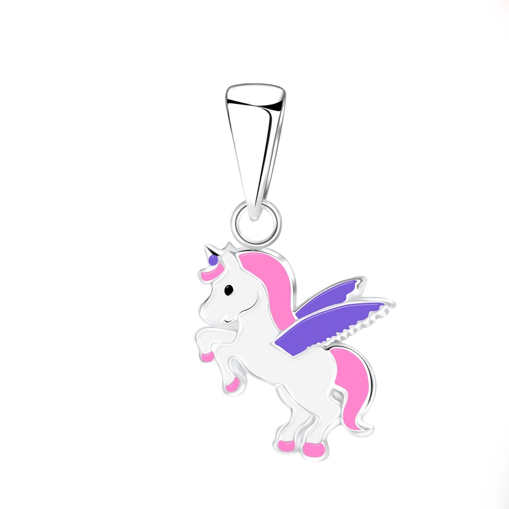 Pendentif licorne en argent
