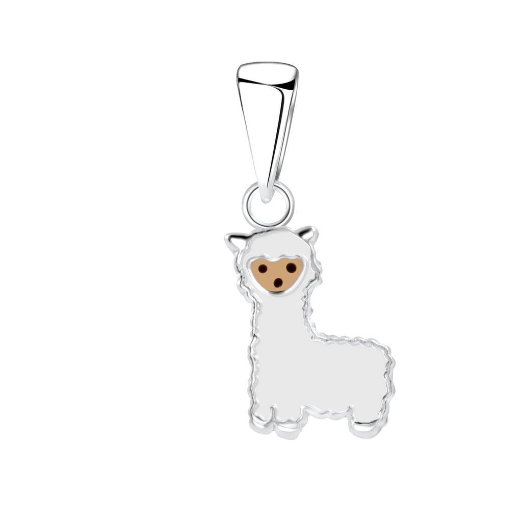 Silver Alpaca Pendant