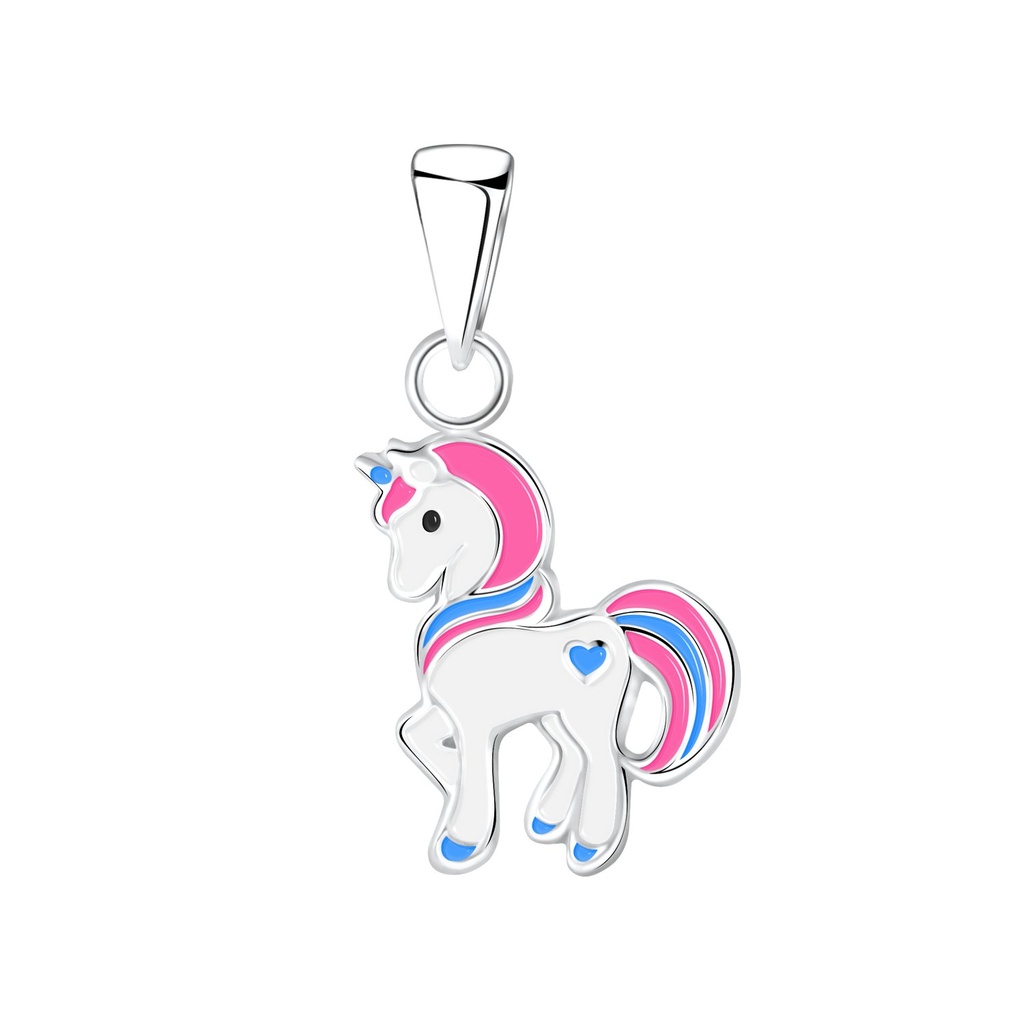 Pendentif licorne en argent