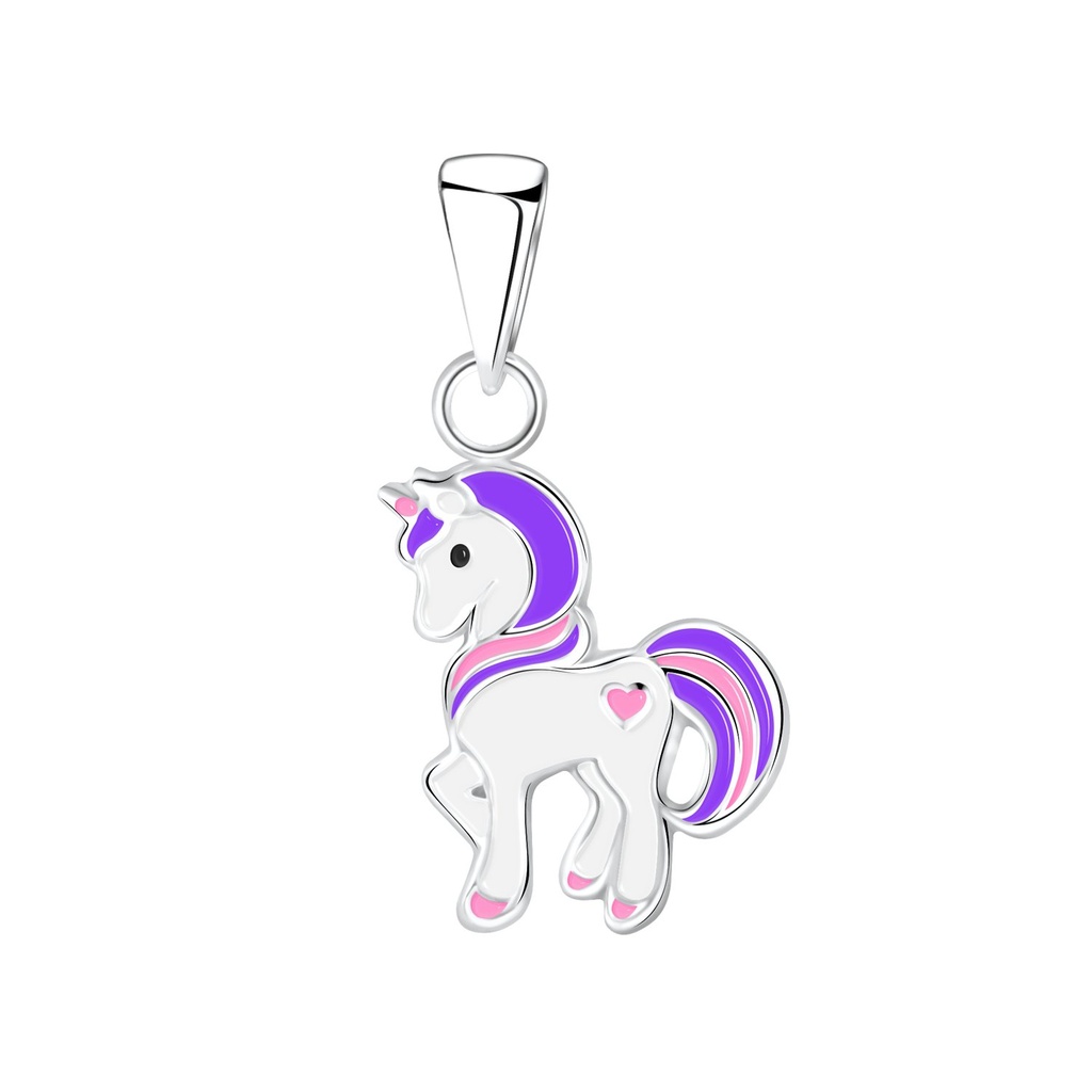Pendentif licorne en argent