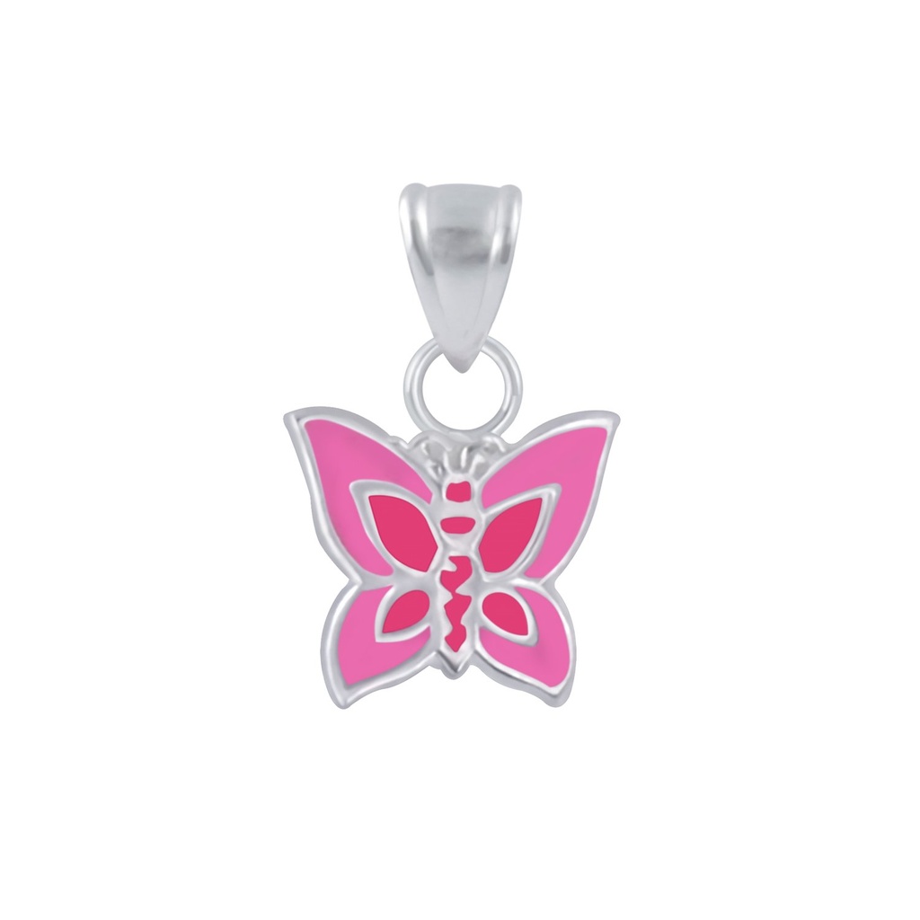 Pendentif papillon en argent