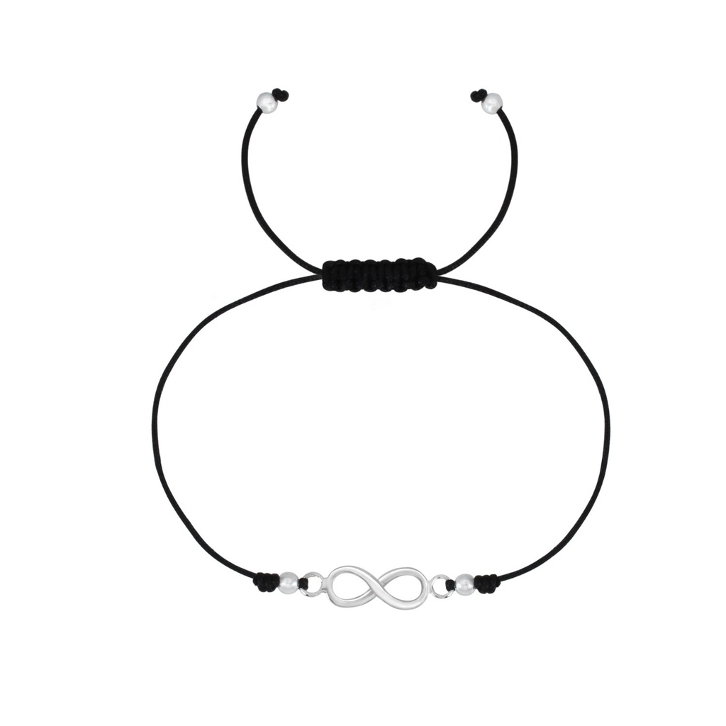 Silver Infinity Friendship Bracelet