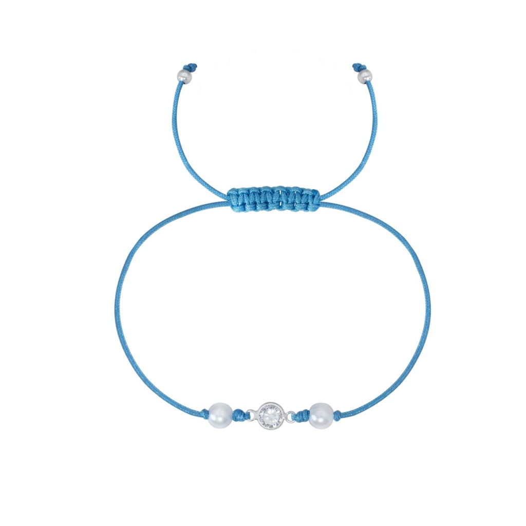 Silver Beaded Friendship Bracelet
