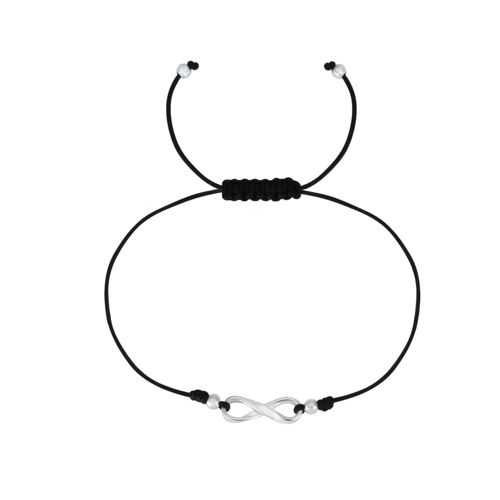 Silver Infinity Friendship Bracelet