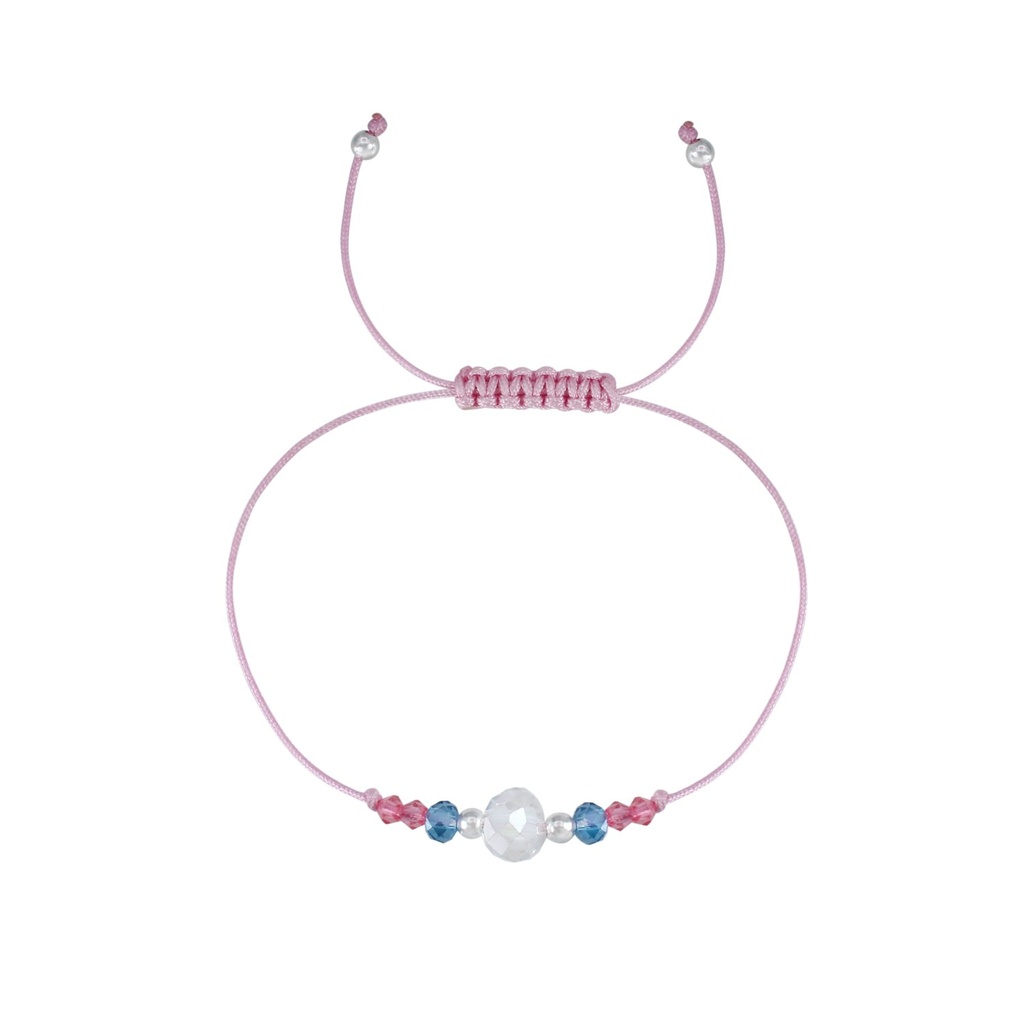 Silver Beaded Friendship Bracelet