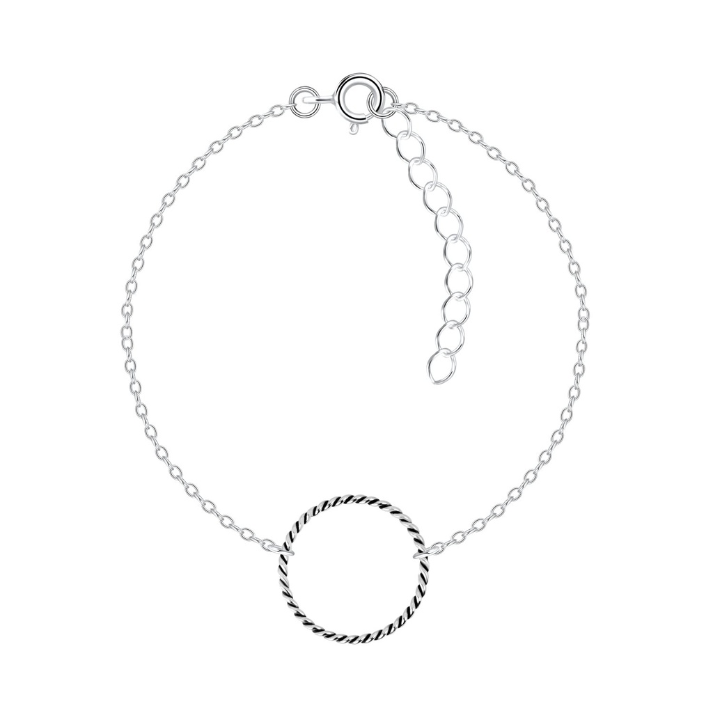 Bracelet cercle en argent