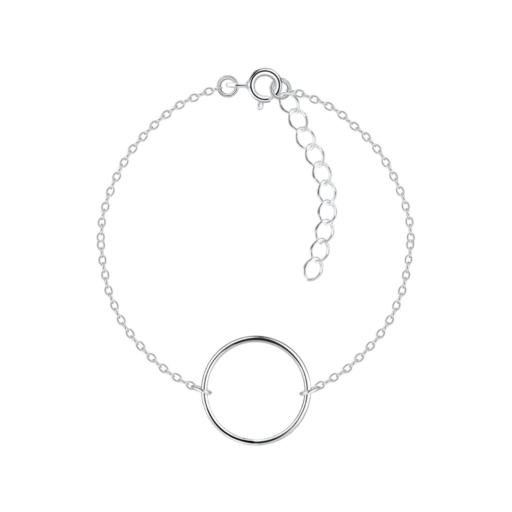 Silver Circle Bracelet