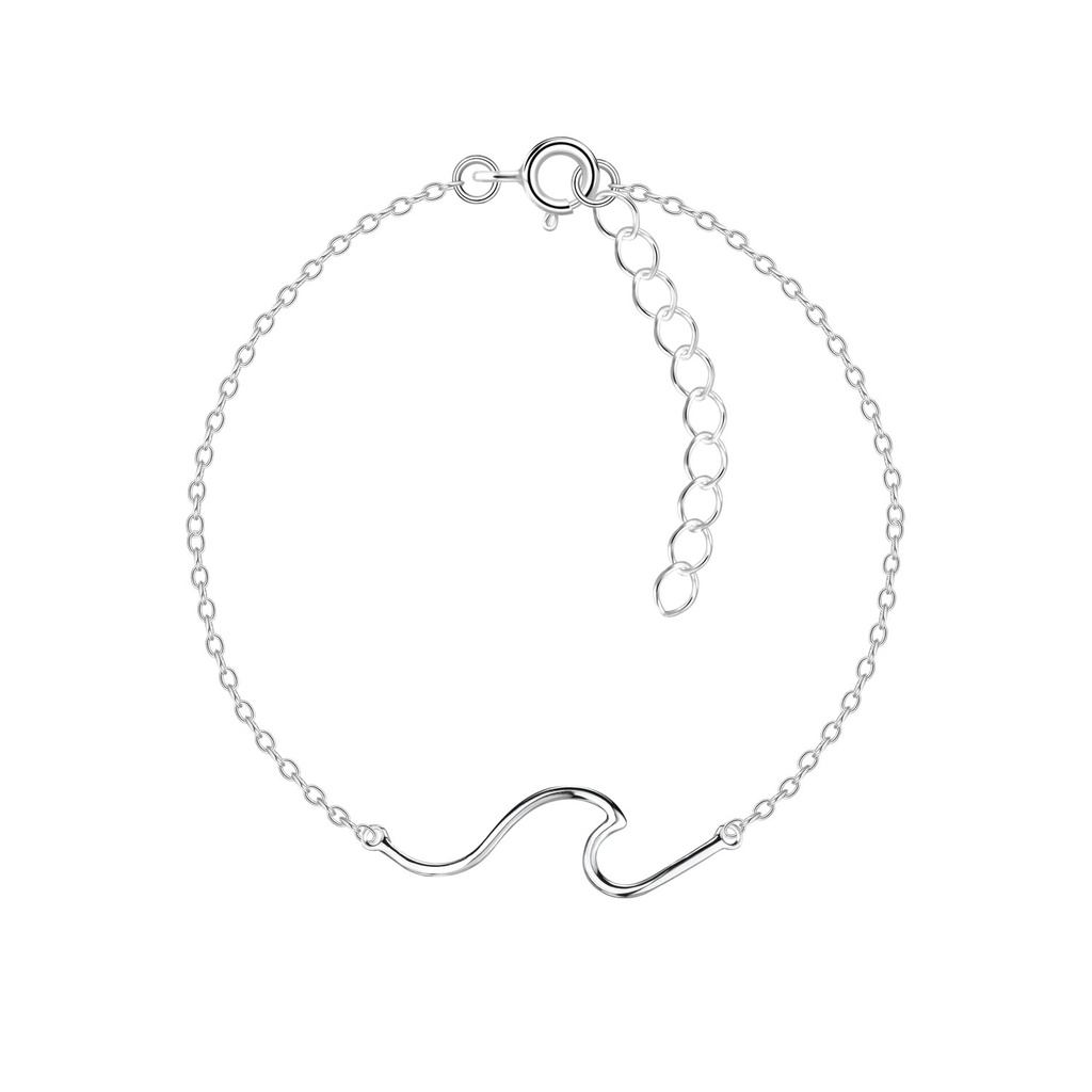 Silver Wave Bracelet