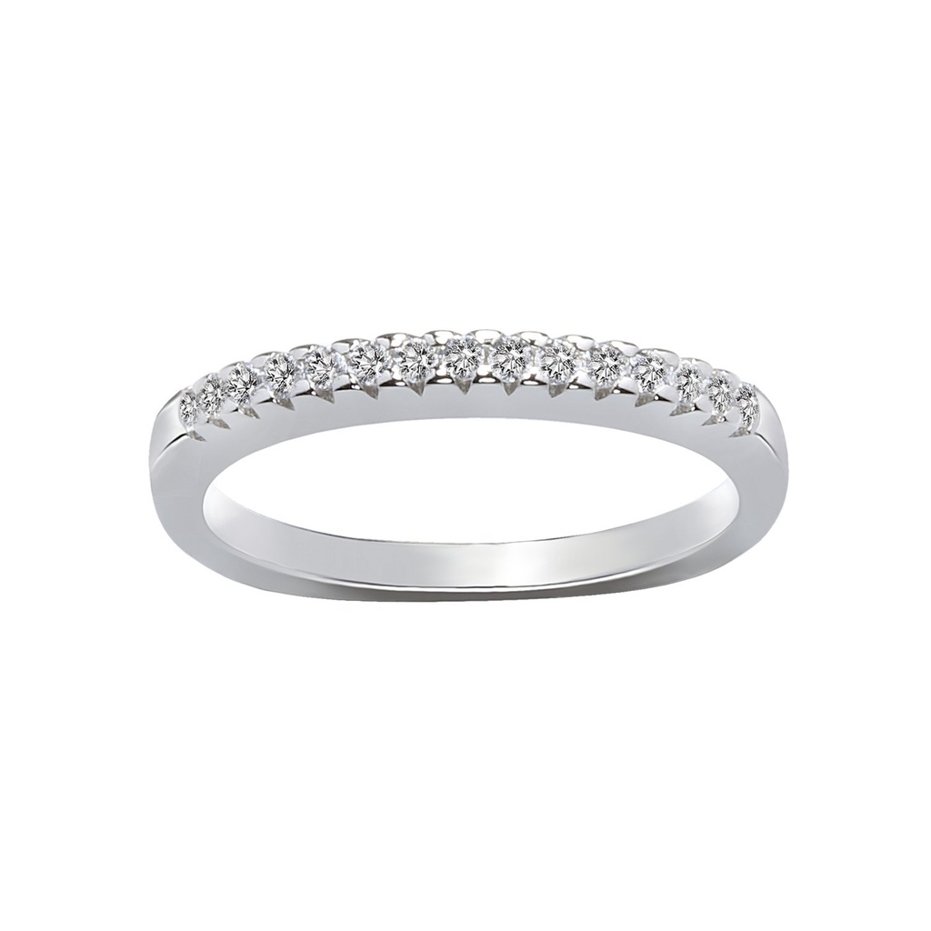 Silver Square Cubic Zirconia Ring