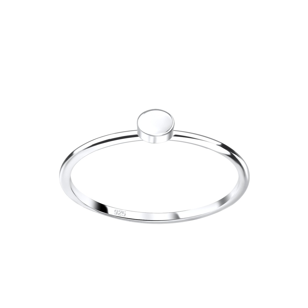 Bague cercle en argent