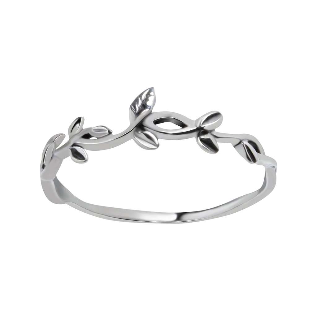[10000827] Bague vigne en argent (EU 54 / US 7)
